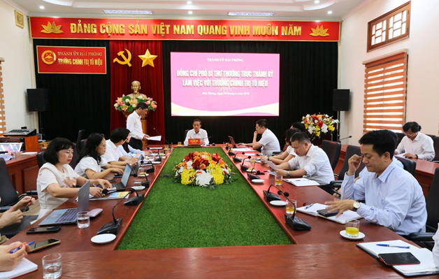 Trường Chính trị Tô Hiệu phấn đấu xây dựng trường chính trị  đạt chuẩn mức 2